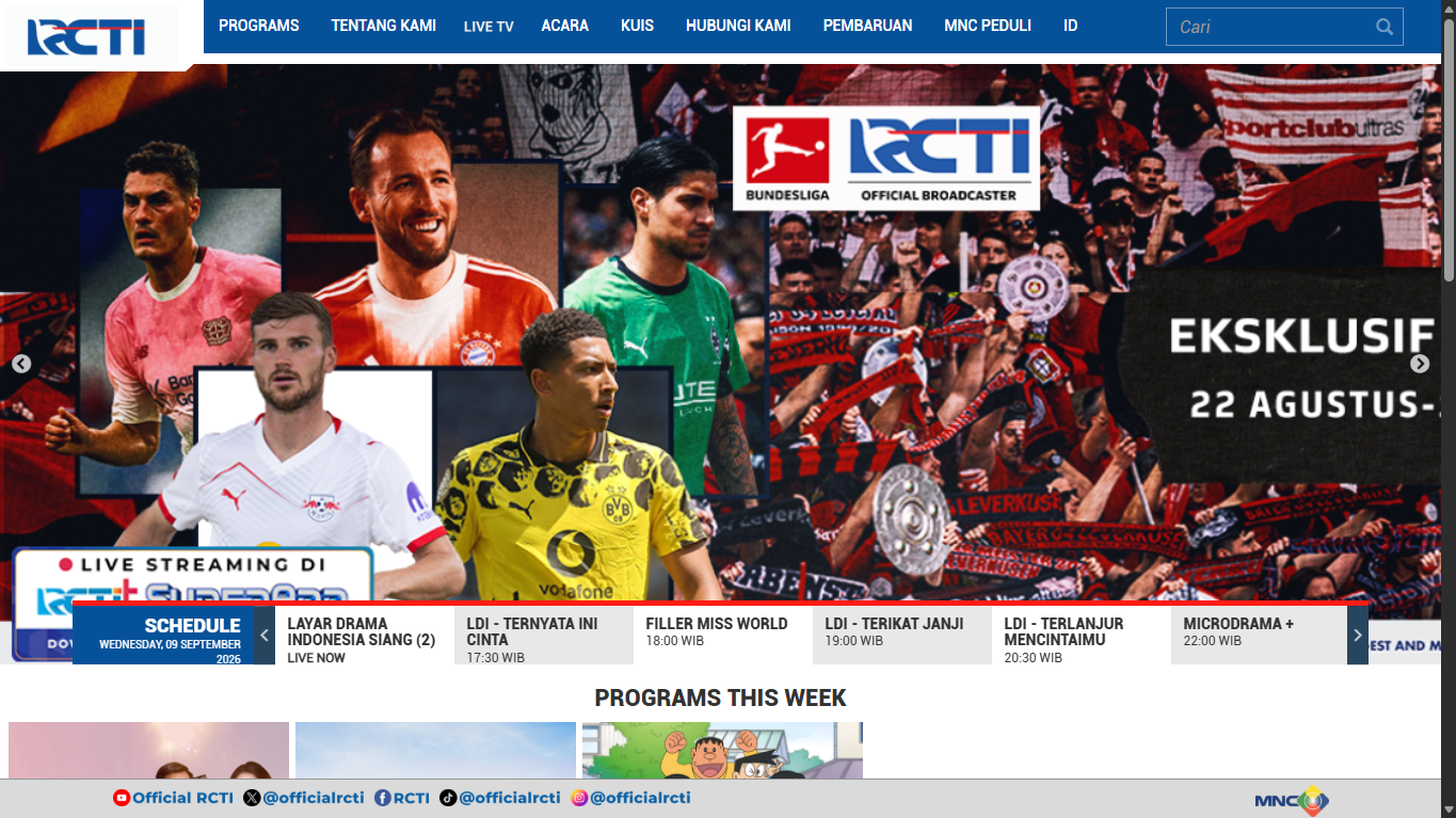 RCTI Website (rcti.tv)